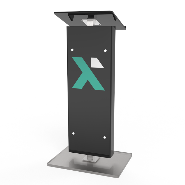 HORTEN Talerstol - Sort plexiglass