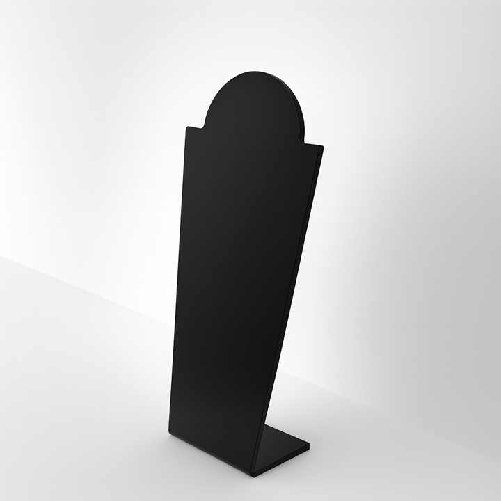 IBEN Smykkestativ HALS I smal/8x19cm - sort matt