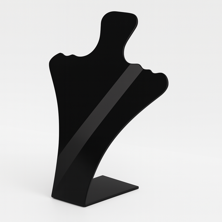 IBEN smykkestativ HALS II -  Sort blank