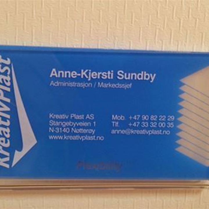 VISITTKORTHOLDER for vegg liggende