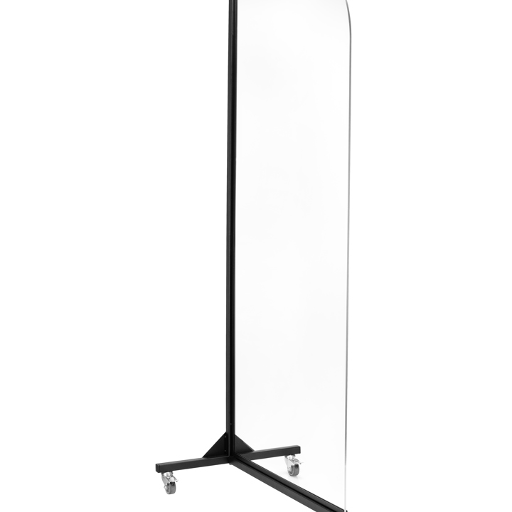 Mobil skjerm Frostet 70x150cm -Plexi stativ