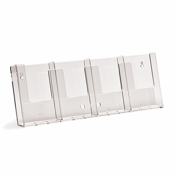 W-SERIE 1/3A4 stående Brosjyreholder W104x4 4pl.