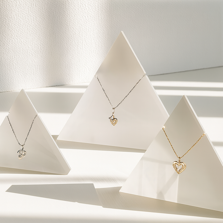 IBEN Smykkestativ PYRAMIDE 3 ulike størrelser - 3 pakk klar