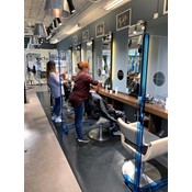 Mobil skjerm Frostet 101x180cm -Plexi stativ