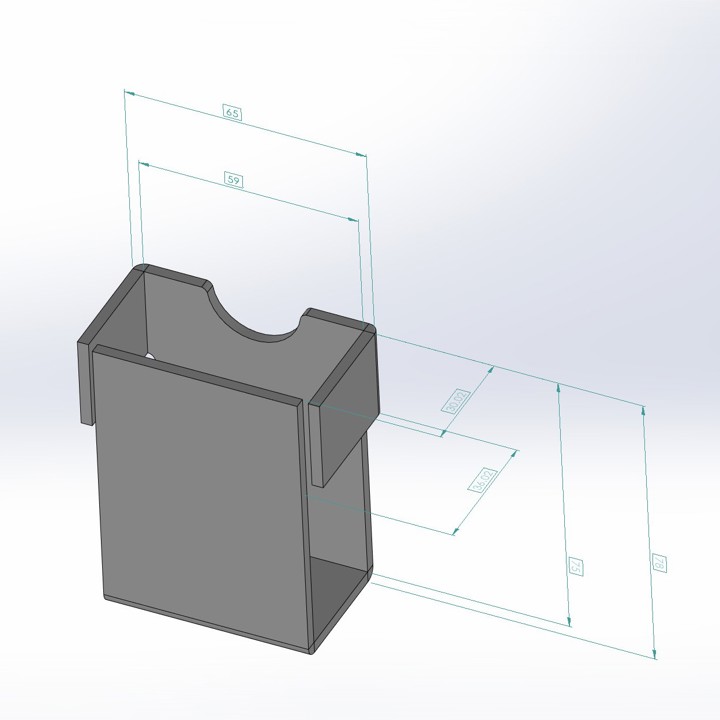 HELLA Visittkortholder - Stående format